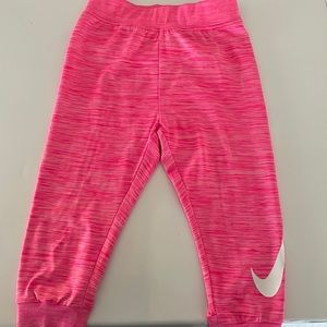 Pink Nike jogger pants